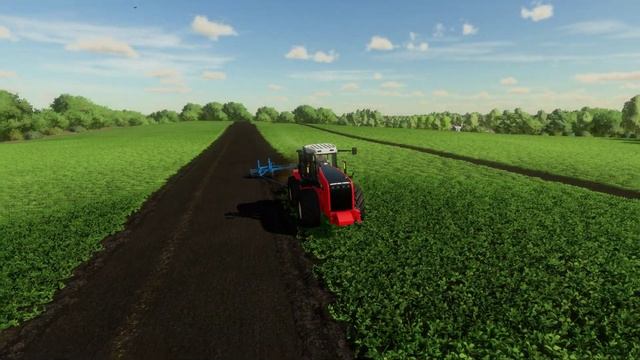 FS22 Малиновка. Колхоз. Ростсельмаш RSM 2375 с прицепным плугом Fortschritt B550 + B601 смотреть онлайн