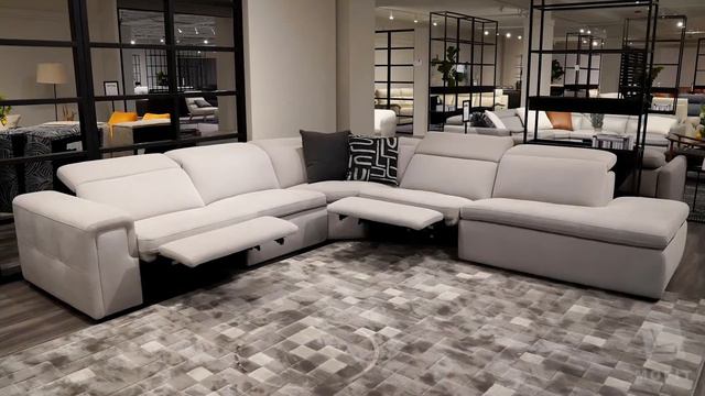 FREESIA MODERN MOTION RECLINING SECTIONAL смотреть онлайн