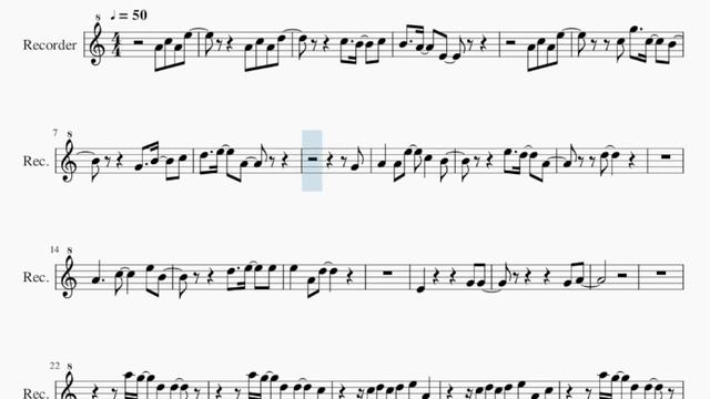 SUPER EASY Recorder Sheet Music: How to play True by Yoari смотреть онлайн