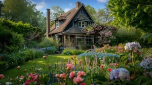 Summer Cottage Ambience 🌸ㅣNature Sounds & Summer Garden AmbienceㅣCottage Core Ambience