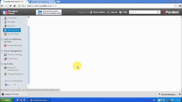Drupal 7 Installation using Plesk 11 смотреть онлайн