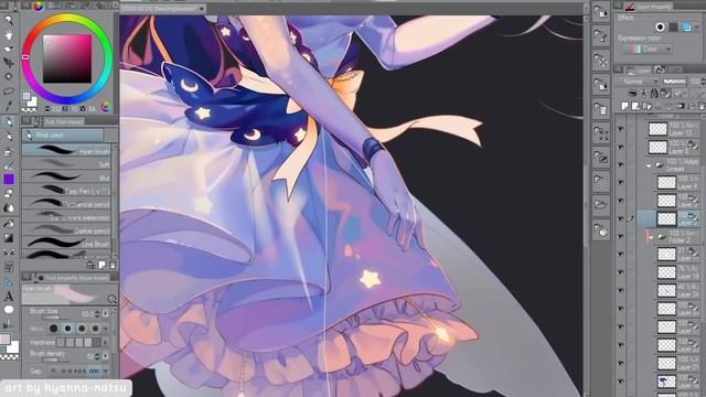【Speedpaint】 Dancing Swords (Hyan Timelapse #368) смотреть онлайн