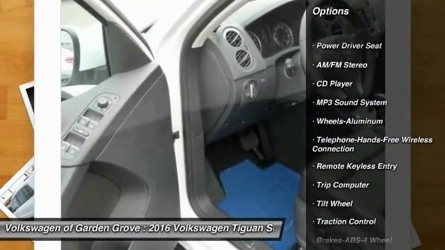 2016 Volkswagen Tiguan Garden Grove CA GW516923 смотреть онлайн