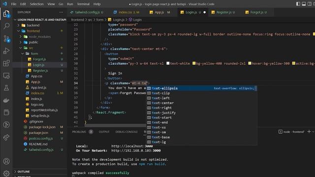 Build Full Stack Login Page React, FastAPI, Postgresql, Tailwindcss Full Version смотреть онлайн
