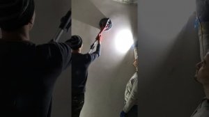 Шлифовка кривых стен Жирафом