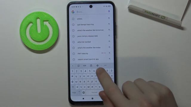 Как добавить ряд цифр на клавиатуру Poco M3 Pro смотреть онлайн