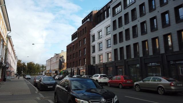 Нижний Новгород. Похорошевшая Алексеевская. Corner Place. Новая плитка. Покрашенные дома. смотреть онлайн