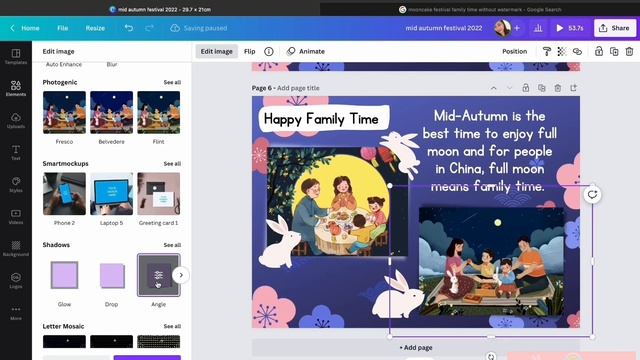 Create Animated Presentations with CANVA | Mid Autumn Festival Presentation смотреть онлайн