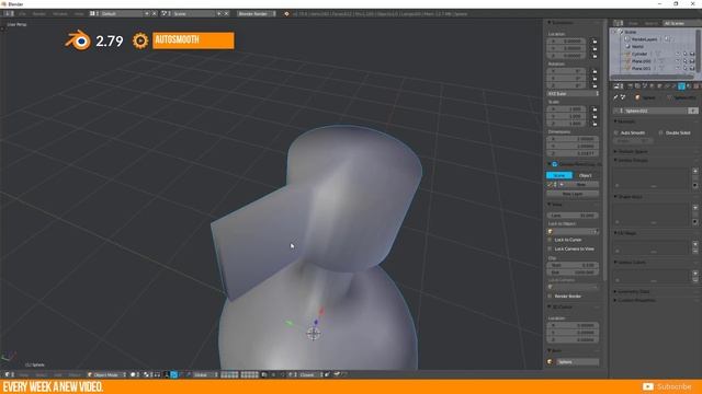 Shade Smooth - Mark Sharp - Auto Smooth | Blender 2.8 & 2.79 Quicktip