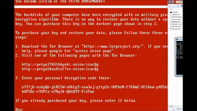 Decrypt Petya Ransomware