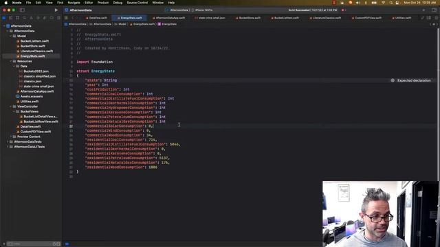 Create Swift struct from JSON смотреть онлайн