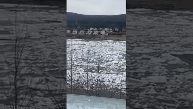 Ледоход на Лене прошел Усть-Кут смотреть онлайн