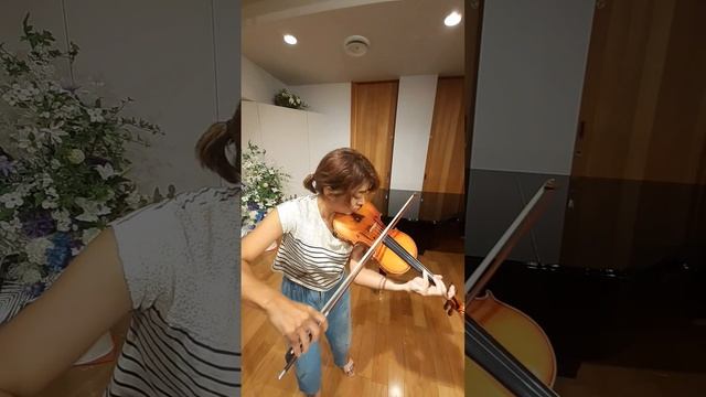 As a start of today's practice. J.S BACH "PRESTO" Vl.Mizué at MIEZA HALL смотреть онлайн
