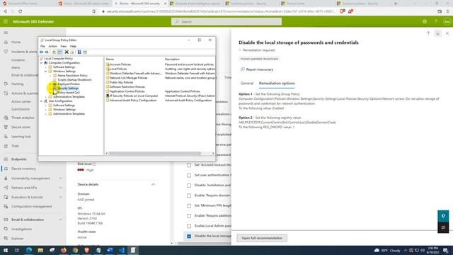Disable the local storage of passwords and credentials | Microsoft 365 | 2022 смотреть онлайн