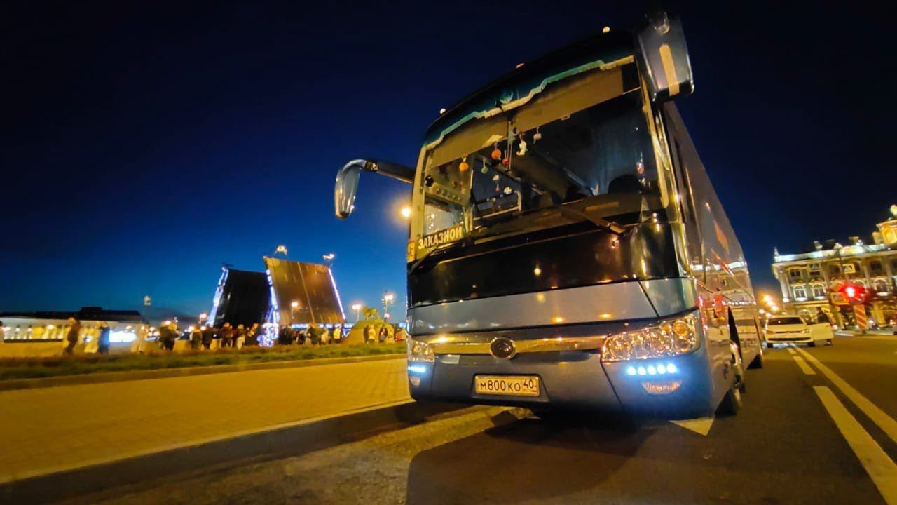 Разводим мосты Петербурга. Ночная прогулка по городу смотреть онлайн