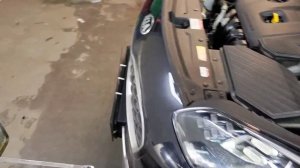 KIA SPORTAGE (4G)  замена галогенных фар и птф на светодиодные