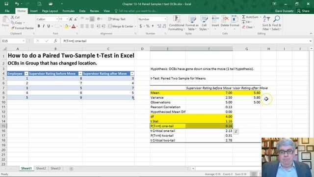 How to do a Paired Two-Sample t-Test in Excel 2016 (Mac and Windows) смотреть онлайн