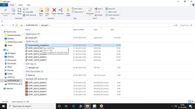 GST JSON To Tally to excel :- Read Multi company Multiple GSTR1 Json File into once in Tally Ver.1- смотреть онлайн