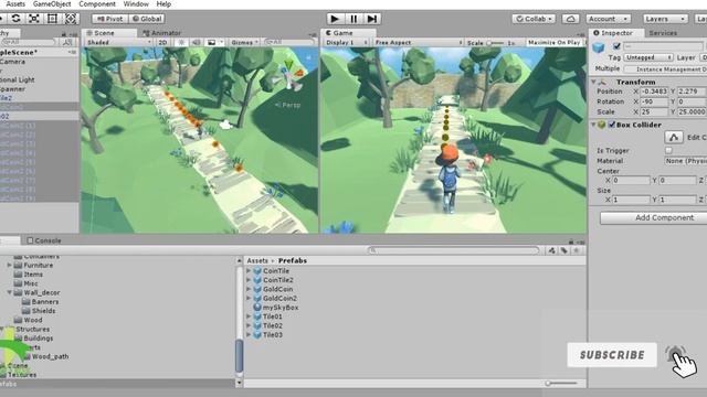 Unity3D Tutorial | Endless Runner Mobile Game | How to make a android game in Unity | Part - 04 смотреть онлайн