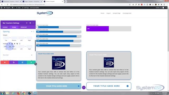 Divi 4 Snippets Add A Bar Counter ? смотреть онлайн