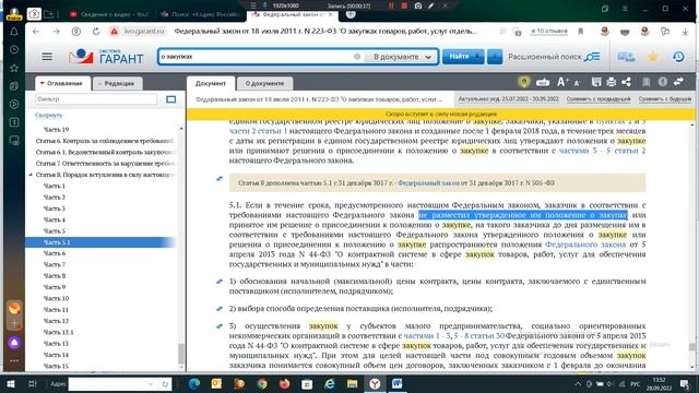 Если у заказчика, положение о закупке не соответствует нормам № 223 ФЗ, после 01 октября 2022 года смотреть онлайн