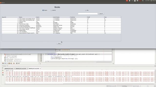 Library Management System Using Java and MySQL смотреть онлайн