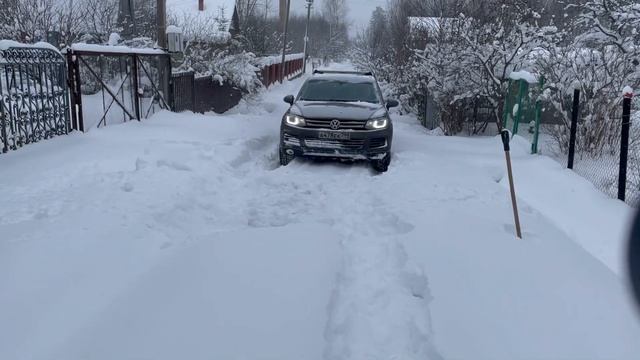 Touareg NF TT по снегу смотреть онлайн