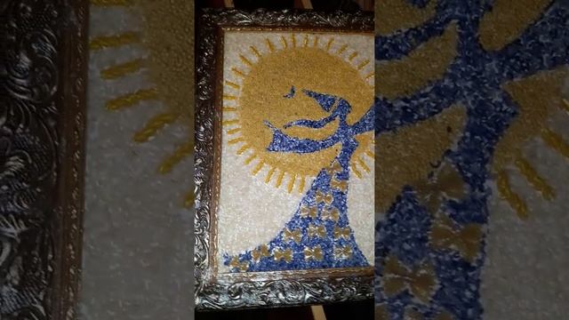 Поделка из крупы на тему " мой Казахстан" смотреть онлайн