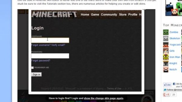 Free Minecraft Skin Editor