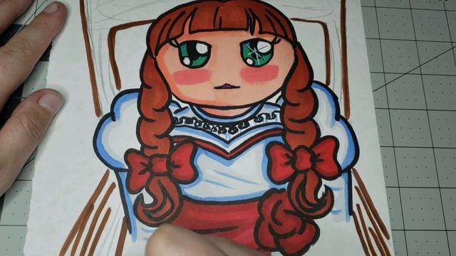 Unboxing & Drawing Annabelle Funko Pop 13 Day Spooky Countdown (Day 9) смотреть онлайн
