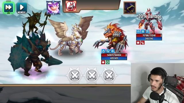 VOSKER LEVEL 150 - FREE LEGENDS PASS MYTHIC | BEST SKILLS & COMBAT - MONSTER LEGENDS смотреть онлайн