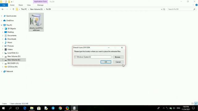 How To Fix Directx Installing Error [ The Folder Is Invalid.Make Sure The Folder Exist Error ] смотреть онлайн