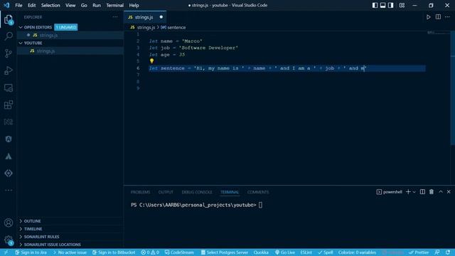 JavaScript Strings смотреть онлайн