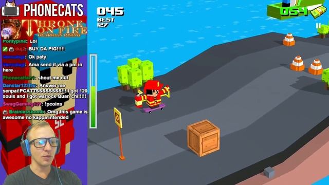 Skatelander - Crossy Road X Endless Skater смотреть онлайн