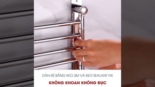Kệ treo khăn tắm không bắt ví, dễ sử dụng смотреть онлайн