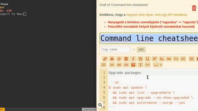 Navi cheatsheet TiddlyWiki plugin смотреть онлайн