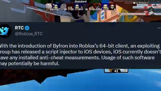 Roblox added the ANTI-CHEAT смотреть онлайн