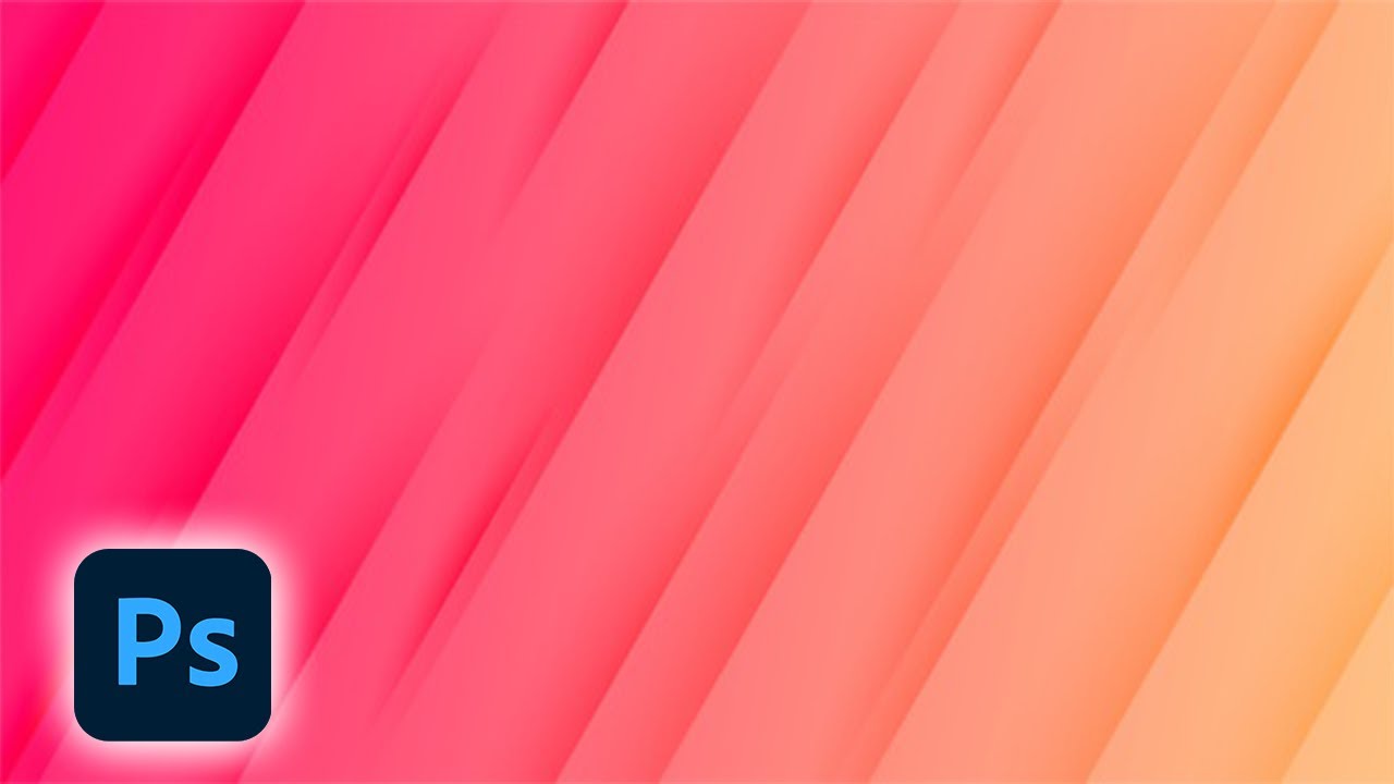 Как сделать фон из градиента и полосок в фотошопе смотреть онлайн