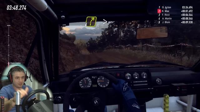 Ралийный Гольф? Ты Серьезно? на Руле Thrustmaster T300 КПП Dim Sim Ручник Feel Custom смотреть онлайн