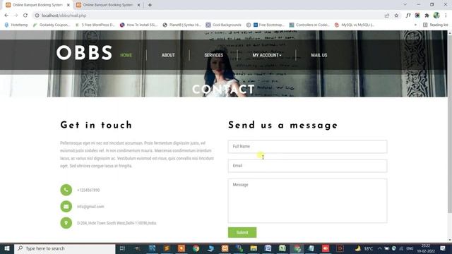 Online Banquet Booking System using PHP and MySQL | PHPGurukul смотреть онлайн
