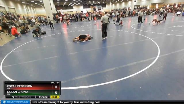 85 Lbs Round 2 - Oscar Pederson, MN Vs Nolan Grund, MN 0301 смотреть онлайн