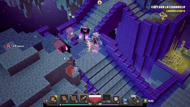Minecraft Dungeons Ciudadela Rota Echoing Void (Jefe Final) смотреть онлайн