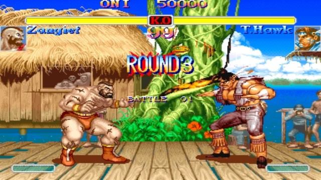 [TAS] Zangief VS T. Hawk (Hyper Street Fighter 2) смотреть онлайн