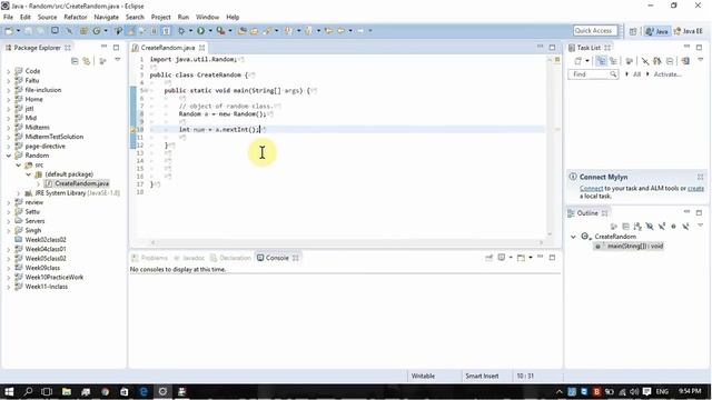 Create Random Numbers using java.util.Random смотреть онлайн