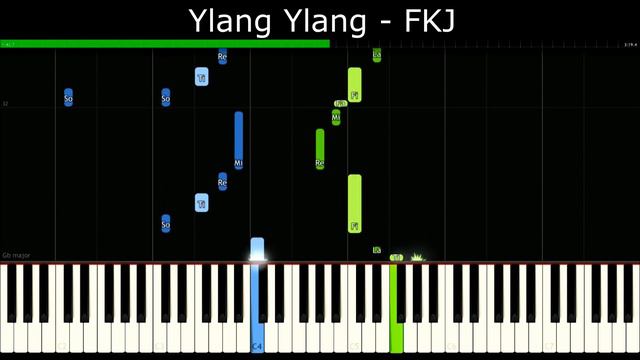 Ylang Ylang - FKJ [Piano Tutorial] | SHEET MUSIC + MIDI 🔥 смотреть онлайн
