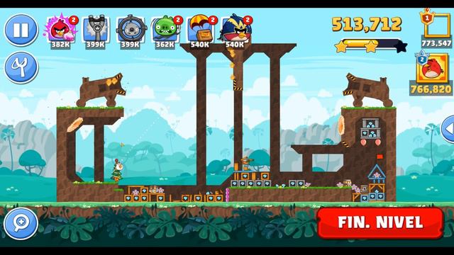 Angry Birds Friends Level 9 Tournament 1173 Highscore POWER-UP walkthrough смотреть онлайн