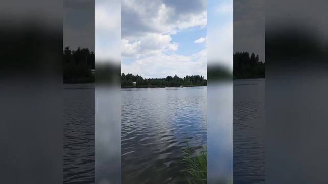 Катание на водной ватрушке. Сосновоборское озеро в РБ. смотреть онлайн