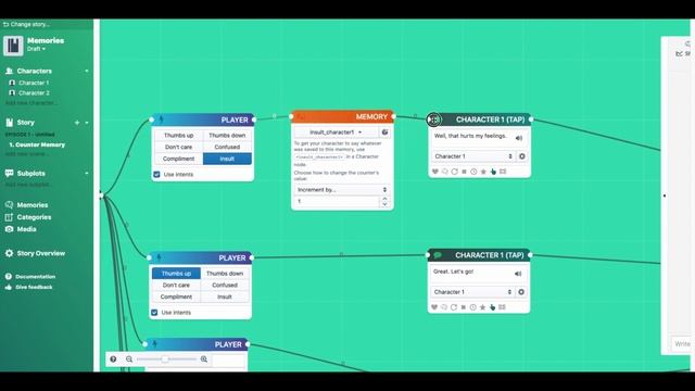 Charisma.ai: How to use Counter Memories смотреть онлайн