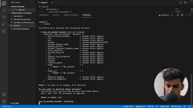 Terraform tutorial - Create an S3 bucket and upload file using Terraform. смотреть онлайн