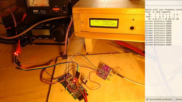 Kalibrace generátoru/VFO s Si5351 смотреть онлайн